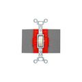 Product Image of Arrow Hart Toggle Switch, #14-10 Awg 20A, 120/277V, Ivory, Motor Control, Fan, 2-Pole, (10 Pack), 2226V