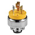 Product Image of Safety Grip Locking Plug, Stand-Alone Box, #14-8 Awg, 20A, 125V, Yellow, L5-20, 2-Pole 3-Wire, 2363-BOX