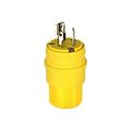 Product Image of Arrow Hart Watertight Locking Plug, #18-10 Awg 15A, 250V, L6-15, 2-Pole 3-Wire, 0.3 To 0.65 In, 24W49