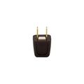 Product Image of Straight Blade Plug, #18-10 Awg 10A 125V, Brown, 1-15P, 2-Pole, 2-Wire, 18-2 Spt-1 Cord, Bulk, 2601-6B-BU