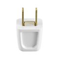 Product Image of Straight Blade Plug, #18-10 Awg 10A 125V, 1-15P, 2-Pole, 2-Wire, 18-2 Spt-1 Cord, Bulk, 2601-6W-BU
