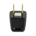 Product Image of Straight Blade Plug, #18-10 Awg 10A 125V, Black, 1-15P, 2-Pole, 2-Wire, Bulk, 2601BK-BU