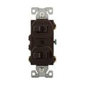 Product Image of Commercial Combo Switch, Stand, #14-#12 Awg 15A, 120/277V, Brown, (1) 1-Pole, (1) 3-Way, Duplex, 275B-BOX