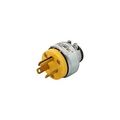 Product Image of Straight Blade Plug, #18-12 Awg 15A, 277V, Armored Vinyl, 7-15P, 2-Pole 3-Wire, 0.25-0.63", 2839-BOX