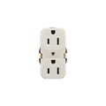 Product Image of Residential Grade Duplex Receptacle, #14 Awg 15A 125V, Push Wire, High-Impact Duplex, Bulk, 298-4W3