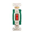 Product Image of Arrow Hart Toggle Switch, #14-10 Awg 30A, 120/277V, Red, Load Type: Motor Control, Fan, 1-Pole, 3031RD