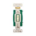 Product Image of Arrow Hart Toggle Switch, #14-10 Awg 30A, 120/277V, Ivory, Load Type: Motor Control, Fan, 1-Pole, 3031V