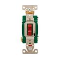 Product Image of Arrow Hart Toggle Switch, Pilot Lighted Red, #14-10 Awg 30A, 120/277V, Red, 3032PL