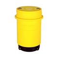 Product Image of Severe Duty Locking Plug, #18-10 Awg 30A, 120/208V, Severe Duty, 4-Pole, 4-Wire, 0.63 To 1.16", 3433CY