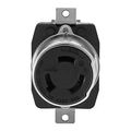 Product Image of Locking Receptacle, #10-6Awg, 50A, Industrial, 600 Vac, 250Vdc, Back Wiring, Black, Single, 3771