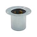 Product Image of Locking Flanged Inlet, #10-6Awg, 50A, Industrial, 600 Vac, 250Vdc, Back Wiring, Steel, 3775
