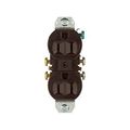 Product Image of Residential Duplex Receptacle, #14-10 Awg 15A 125V, SideAnd Push, Brown, High-Impact Duplex, 4270B
