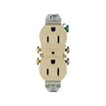 Product Image of Residential Duplex Receptacle, #14-10 Awg 15A 125V, SideAnd Push, Ivory, High-Impact Duplex, 4270V