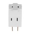 Product Image of 3 Outlet Cube Tap, Single Receptacle To 3 Outlets, Polarized, 15A, 125V, White, 1-15R, 4400W-BOX