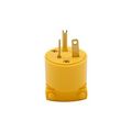 Product Image of Arrow Hart Straight Blade Plug, #18-12 Awg 20A, 250V, 6-20P, 2-Pole 3-Wire, 0.25-0.66"" Dia., 4509-BOX