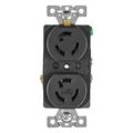 Product Image of Safety Grip Locking Receptacle, #14-10 Awg, 15A, Industrial, 125V, Back And Side Wiring, Black, 4700