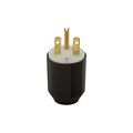 Product Image of Auto Grip Locking Connector, #16-12 Awg, 15A, 125V, Auto Grip, L5-15, 2-Pole 3-Wire, 4731N