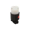 Product Image of Safety Grip Locking Connector, #14-10 Awg, 10A, 15A, Industrial, 125/250V, Back Wiring, Black, 4755