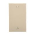 Product Image of Blank Wallplate, Lt. Almond, Blank Cutout, Nylon, Single- Gang, Standard, 5129LA