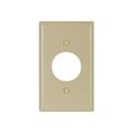 Product Image of Single Receptacle Wallplate, Ivory, 1.406" Hole Cutout, Nylon, Single- Gang, Standard, 5131V-BOX