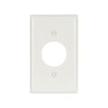 Product Image of Single Receptacle Wallplate, White, 1.406" Hole Cutout, Nylon, Single- Gang, Standard, 5131W-BOX