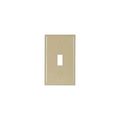 Product Image of Standard Size Toggle Switch Wallplate, Ivory, Toggle, Nylon, 1, Standard, 5134V