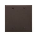 Product Image of Blank Wallplate, Brown, Blank Cutout, Nylon, Two- Gang, Standard, Ed Box, 5137B-BOX