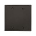 Product Image of Blank Wallplate, Black, Blank Cutout, Nylon, Two- Gang, Standard, 5137BK