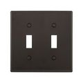 Product Image of Toggle Wallplate, 2G Toggle Plate, 5139BK-SP-L