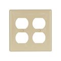 Product Image of Duplex Receptacle Wallplate, Ivory, Duplex Receptacle Cutout, Nylon, 2- Gang, Standard, Ed Box, 5150V-BOX