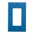 Product Image of Decorator / Gfci Wallplate, Blue, Decorator Cutout, Nylon, Single- Gang, Standard, 5151BL