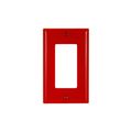 Product Image of Decorator / Gfci Wallplate, Red, Decorator Cutout, Nylon, Single- Gang, Standard, 5151RD