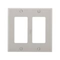 Product Image of Decorator / Gfci Wallplate, Gray, Decorator Cutout, Nylon, Two- Gang, Standard, Ed Box, 5152GY-BOX