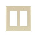 Product Image of Decorator / Gfci Wallplate, Ivory, Decorator Cutout, Nylon, Two- Gang, Standard, Ed Box, 5152V-BOX