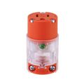 Product Image of Straight Blade Connector, Lighted/Power Indicating, #18-12 Awg 15A, 125V, Orange, 2-Pole 3-Wire, 515CLTRN-F