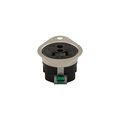 Product Image of Arrow Hart Flanged Outlet, #14 Awg, 15A, Industrial, 125V, Side Wire, Steel, Brass, 5246