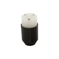 Product Image of Arrow Hart Auto Grip Straight Blade Plug, #18-12 Awg 15A, 125V, BackWire, 2-Pole 3-Wire, 5269NHG