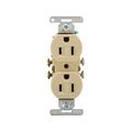 Product Image of Residential Grade Duplex Receptacle, #10 Awg, 15A, Flush, 125V, Side Wire, Ivory, Duplex, 5270V-BU