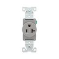 Product Image of Arrow Hart Extra Heavy-Duty Industrial Grade Single Receptacle, #14-10 Awg 20A 125V, Gray, 5-20R, 5361GY