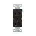 Product Image of Arrow Hart Heavy-Duty Industrial Duplex Receptacle, #14-10 Awg 20A 125V, Black, 5-20R, Duplex, 5362BK