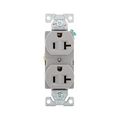 Product Image of Arrow Hart Heavy-Duty Industrial Duplex Receptacle, #14-10 Awg 20A 125V, Gray, 5-20R, Duplex, 5362GY