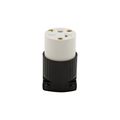 Product Image of Arrow Hart Ultra Grip Straight Blade Connector, #16-12 Awg 20A, 250V, 6-20R, 2-Pole 3-Wire, 5469