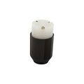 Product Image of Arrow Hart Auto Grip Straight Blade Connector, #18-12 Awg 20A, 250V, 6-20R, 2-Pole 3-Wire, 5469N
