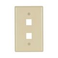 Product Image of Modular Wallplate, 2 Port Modular, Midsize, Iv, 5520V-MSP