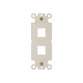 Product Image of Modular Mounting Strap, 2-Port, Residential Communications, Flush Mount Modular, 110 Style, 5522-5EW