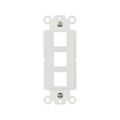 Product Image of Modular Mounting Strap, 3-Port, Residential Communications, Flush Mount Modular, 110 Style, 5523-5EW