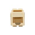 Product Image of Modular Data Jack, Ivory, 8-Position, 8-Conductor, 568A/B, Category 6 Rj45, 5546-6V