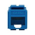 Product Image of Modular Data Jack, Blue, 8-Position, 8-Conductor, 568A/B, Category 5E Rj45, 5547-5EBL