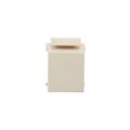 Product Image of Modular Jacks & Adapters, Blank Insert, Residential Data & Connectivity, Snap-In, Light Almond, 5550-5ELA