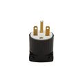 Product Image of Arrow Hart Ultra Grip Straight Blade Plug, #18-12 Awg 15A, 250V, 6-15P, 2-Pole 3-Wire, 5666